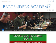 Tablet Screenshot of bartendersacademy.com